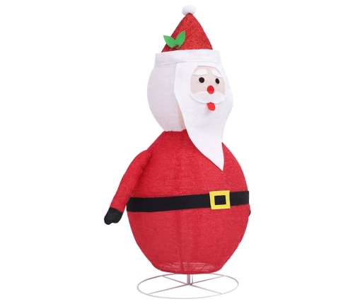 Papá Noel de Navidad decorativo con LED tela lujosa 60 cm