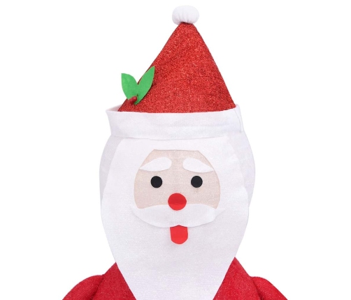 Papá Noel de Navidad decorativo con LED tela lujosa 60 cm