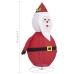 Papá Noel de Navidad decorativo con LED tela lujosa 60 cm