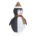 Pingüino de Navidad decorativo con LED tela lujosa 60 cm