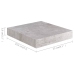 Estante flotante pared 2 uds MDF gris hormigón 23x23,5x3,8 cm