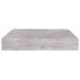 vidaXL Estante flotante pared 4 uds MDF gris hormigón 23x23,5x3,8 cm