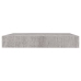 vidaXL Estante flotante pared 4 uds MDF gris hormigón 23x23,5x3,8 cm