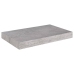 Estante flotante de pared gris hormigón MDF 40x23x3,8 cm