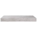 Estantes flotantes de pared 4 uds gris MDF 40x23x3,8 cm