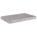 Estante flotante de pared gris hormigón MDF 50x23x3,8 cm