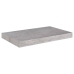 Estantes flotantes pared 2 uds MDF gris hormigón 50x23x3,8 cm