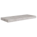 Estante flotante de pared MDF gris hormigón 60x23,5x3,8 cm