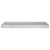 Estante flotante de pared MDF gris hormigón 60x23,5x3,8 cm