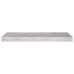 vidaXL Estantes flotantes pared 2 uds MDF gris hormigón 60x23,5x3,8 cm