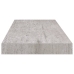 Estantes flotantes pared 4 uds MDF gris hormigón 60x23,5x3,8 cm