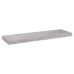 vidaXL Estante flotante de pared MDF gris hormigón 80x23,5x3,8 cm