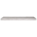 vidaXL Estante flotante de pared MDF gris hormigón 80x23,5x3,8 cm