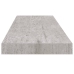 Estante flotante de pared MDF gris hormigón 80x23,5x3,8 cm