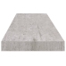 Estantes flotantes pared 2 uds gris hormigón MDF 90x23,5x3,8 cm