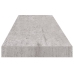 Estantes flotantes pared 4 uds gris hormigón MDF 90x23,5x3,8 cm