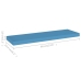 Estantes flotantes de paazulred 2 uds MDF azul 80x23,5x3,8 cm