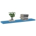 Estantes flotantes de pared 2 uds MDF azul 120x23,5x3,8 cm