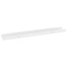 vidaXL Estantes de pared 2 unidades blanco brillo 60x9x3 cm