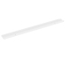 vidaXL Estantes de pared 4 unidades blanco brillo 100x9x3 cm