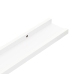 vidaXL Estantes de pared 2 unidades blanco 100x9x3 cm