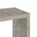 Estantes cubo de pared 3 unidades gris hormigón