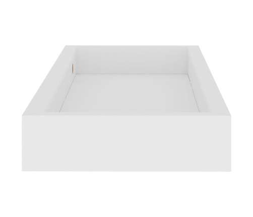 vidaXL Estantes de pared Loggia 4 uds blanco MDF 40x15x4 cm