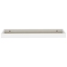 Estantes de pared Loggia 2 uds roble y blanco MDF 60x15x4 cm