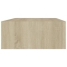 vidaXL Estantes de pared con cajón 2 uds MDF roble 40x23,5x10 cm