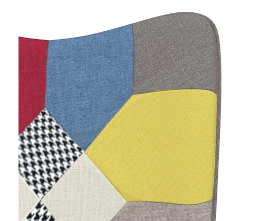 Silla de relax de tela patchwork