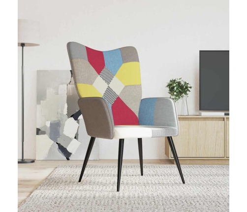 Silla de relax de tela patchwork