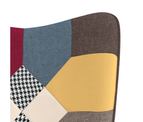 Silla de relax de tela patchwork