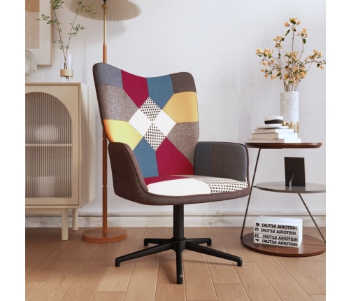 Silla de relax de tela patchwork