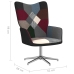 Silla de relax de tela patchwork