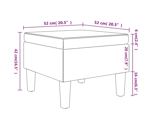 Taburete con patas de madera tapizado tejido marrón