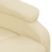 Sillón elevable cuero sintético crema