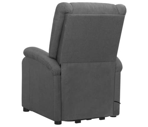 Sillón elevable tela gris oscuro