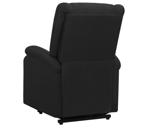 Sillón de masaje elevable tela negro