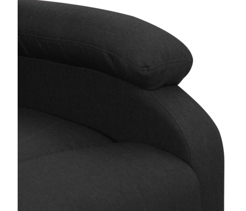 Sillón de masaje elevable tela negro