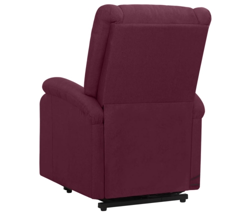 Sillón de masaje elevable tela morado