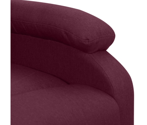 Sillón de masaje elevable tela morado