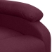 Sillón de masaje elevable tela morado