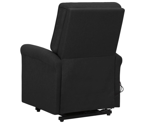 Sillón de masaje elevable tela negro