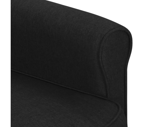 Sillón de masaje elevable tela negro