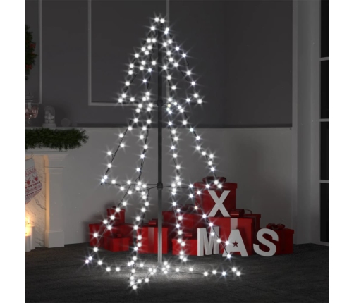 Árbol de Navidad 160 LEDs interior y exterior 78x120 cm