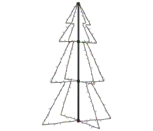 Árbol de Navidad 160 LEDs interior y exterior 78x120 cm