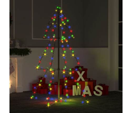 Árbol de Navidad 160 LEDs interior y exterior 78x120 cm