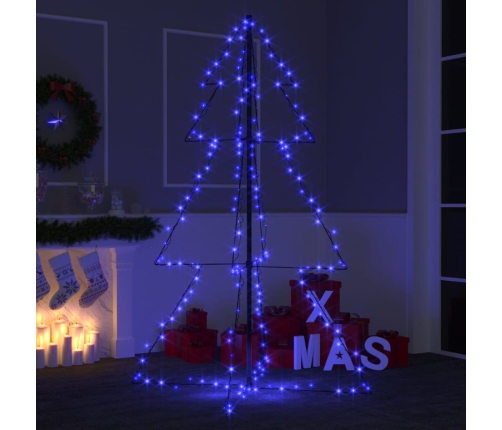 Árbol de Navidad 200 luces LED interior y exterior 98x150 cm