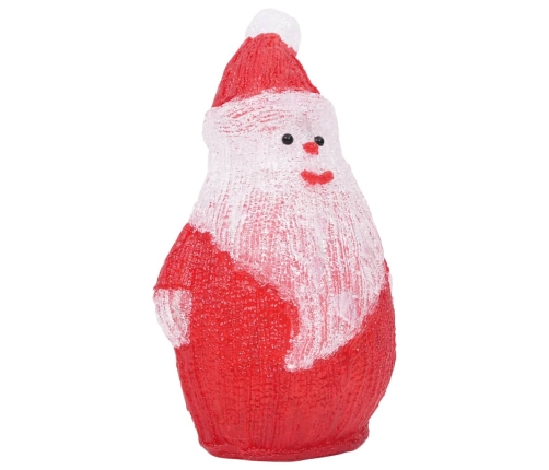 Figura de Papá Noel de acrílico navideño LED 28 cm