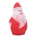 Figura de Papá Noel de acrílico navideño LED 28 cm